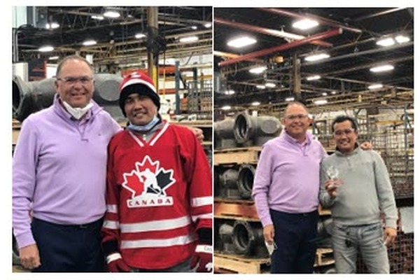 Jessie Otilla earns Canadian citizenship, receives first-ever McWane Canada Humanitarian Award during milestone week celebration