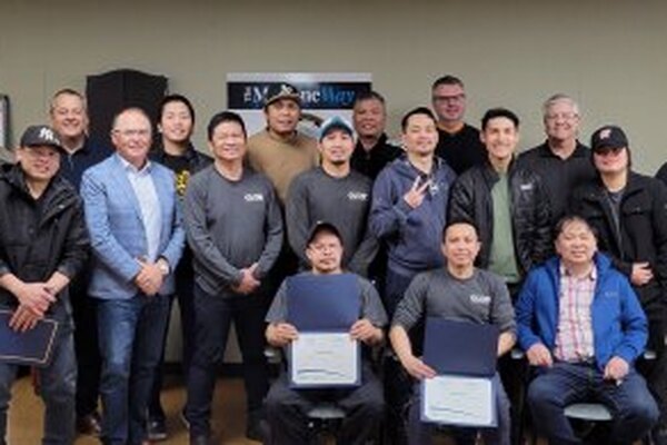 Filipino transplant team members graduate from essential skills training at Clow Canda