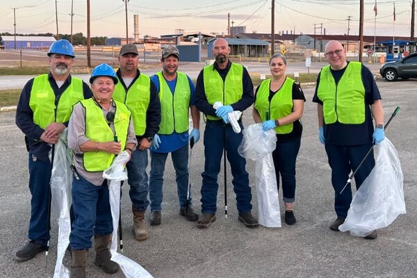 Tyler Pipe encourages environmental excellence with monthly litter sweep