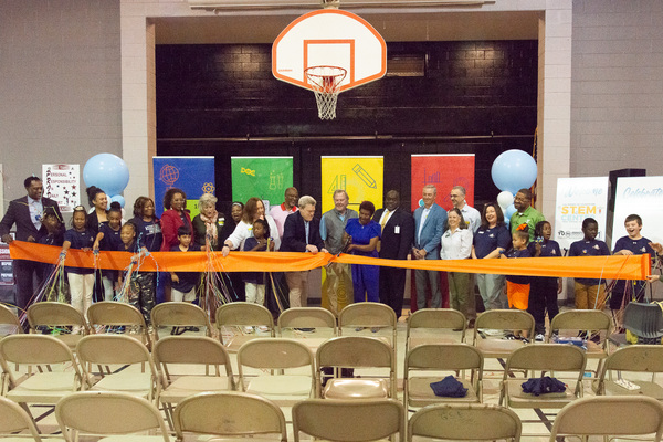 Cal Ripken, Sr. Foundation and McWane, Inc. host ribbon-cutting ceremony at Golden Springs Elementary School in Anniston City School District