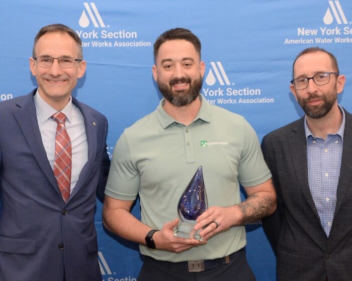 Territory Sales Manager Bryan Elford recognized with American Water Works Association excellence award